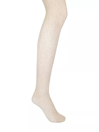 WOLFORD | Collant alla moda MINI DOT 20 DEN nero nero | beige